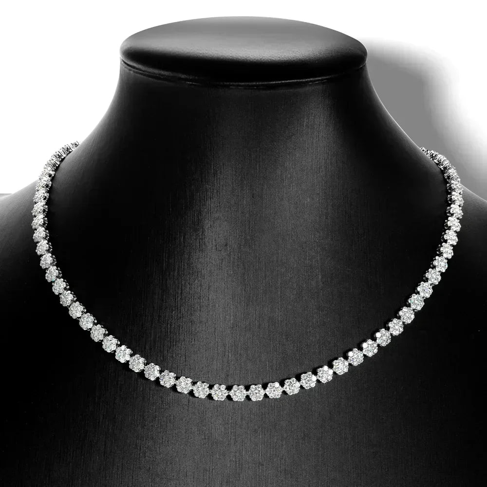 Moissanite Tennis Necklace