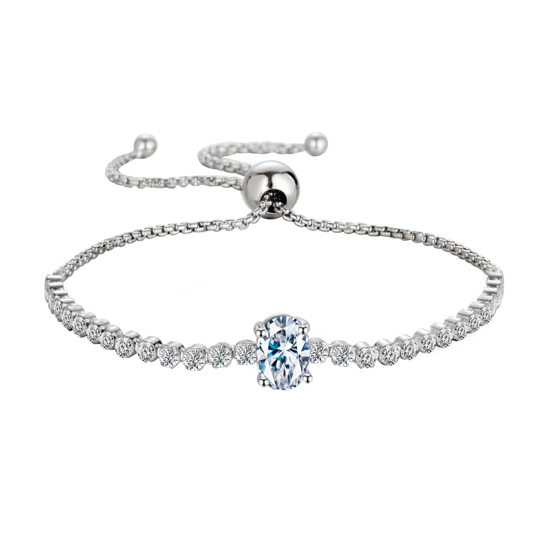 Silver Tennis Bracelet