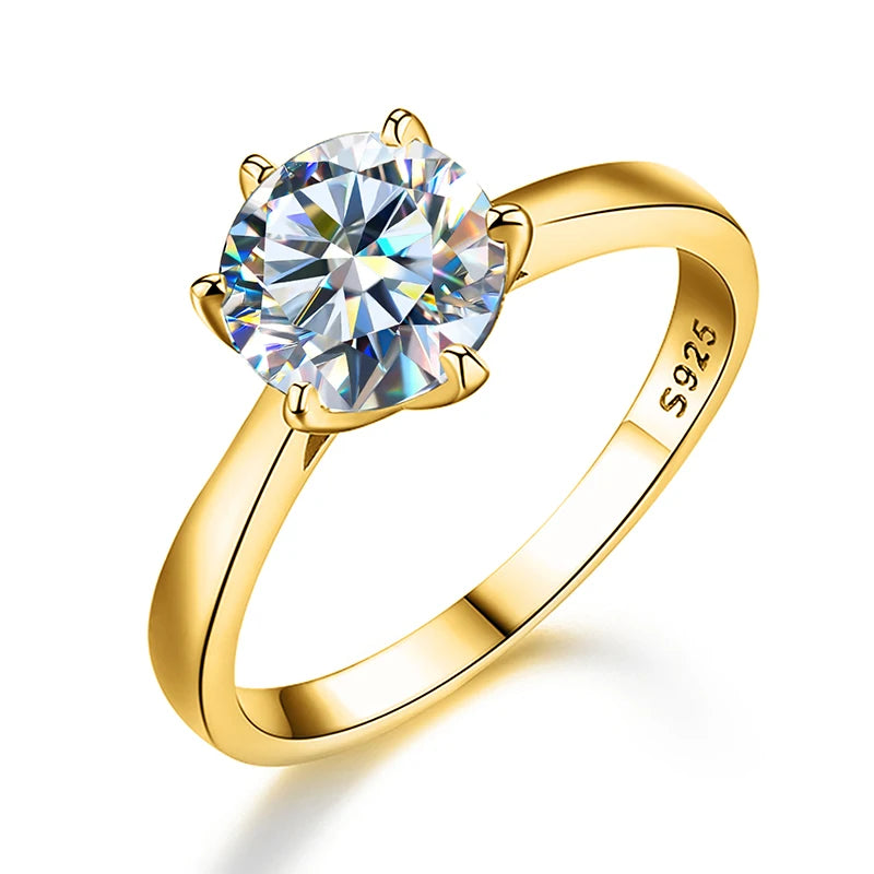 Real Moissanite Ring