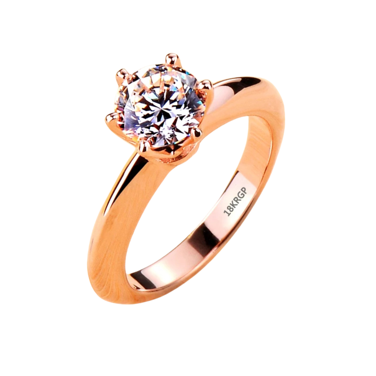 White Gold Color Ring