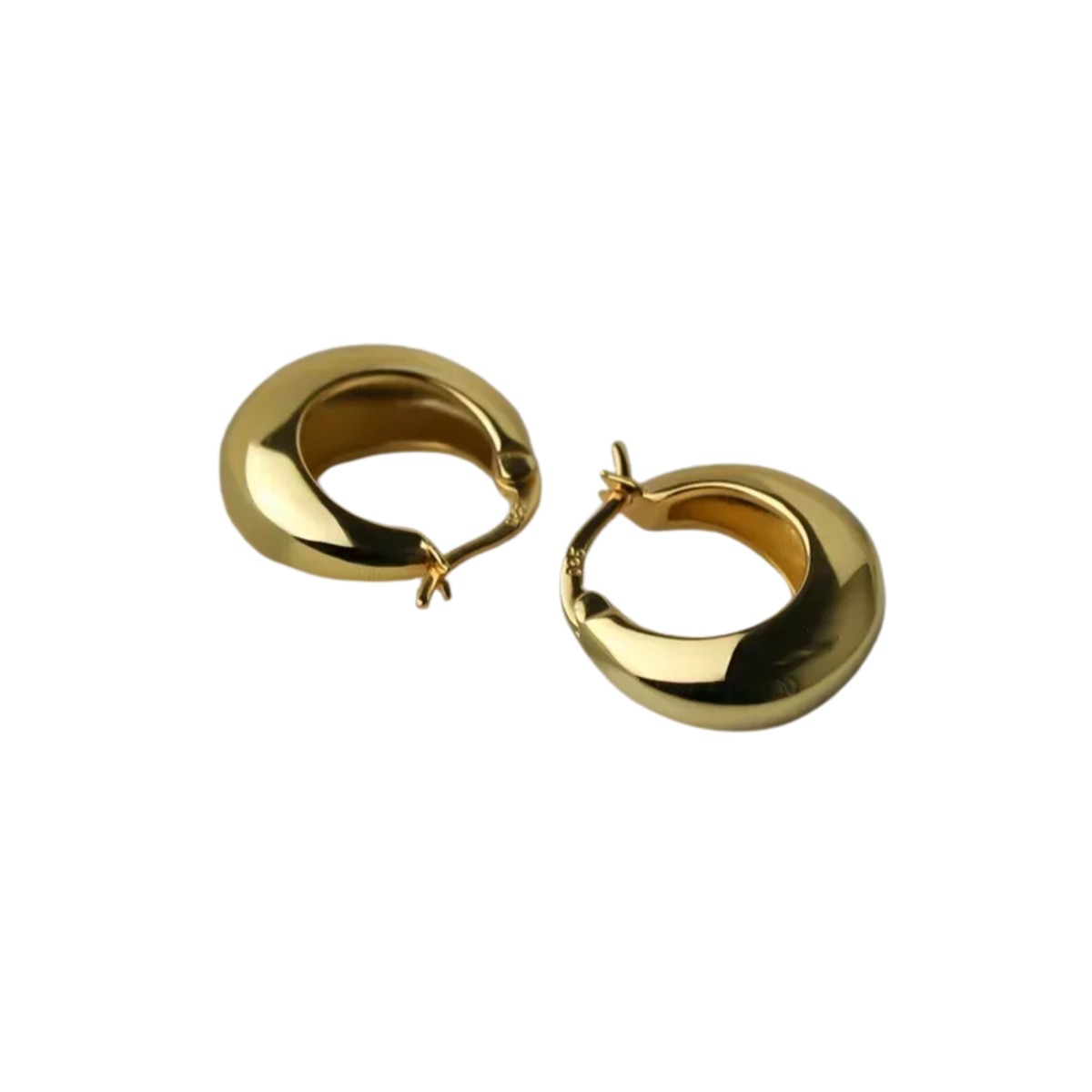 Classic Style Small Earrings (Gold)