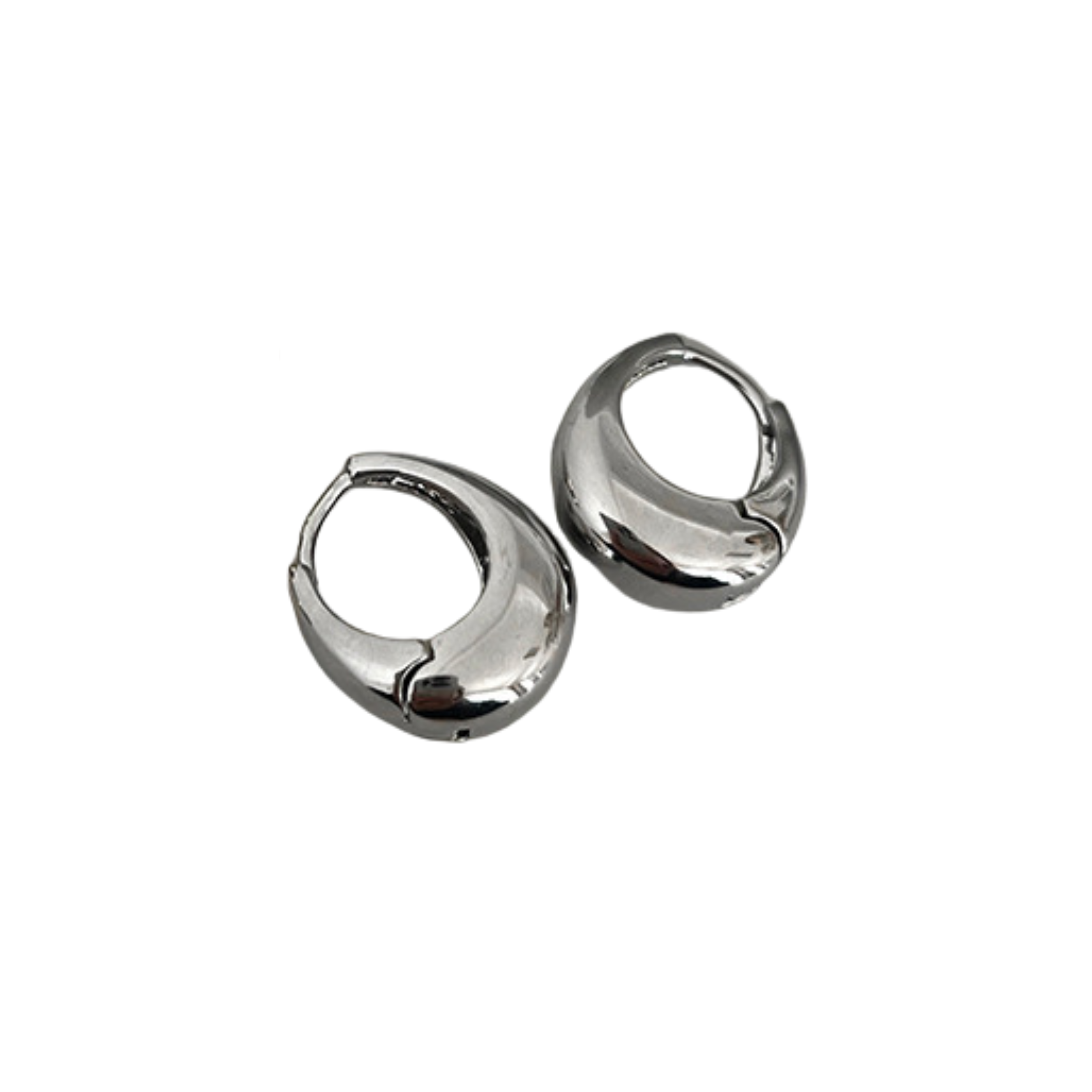 Classic Style Small Earrings (Silver)