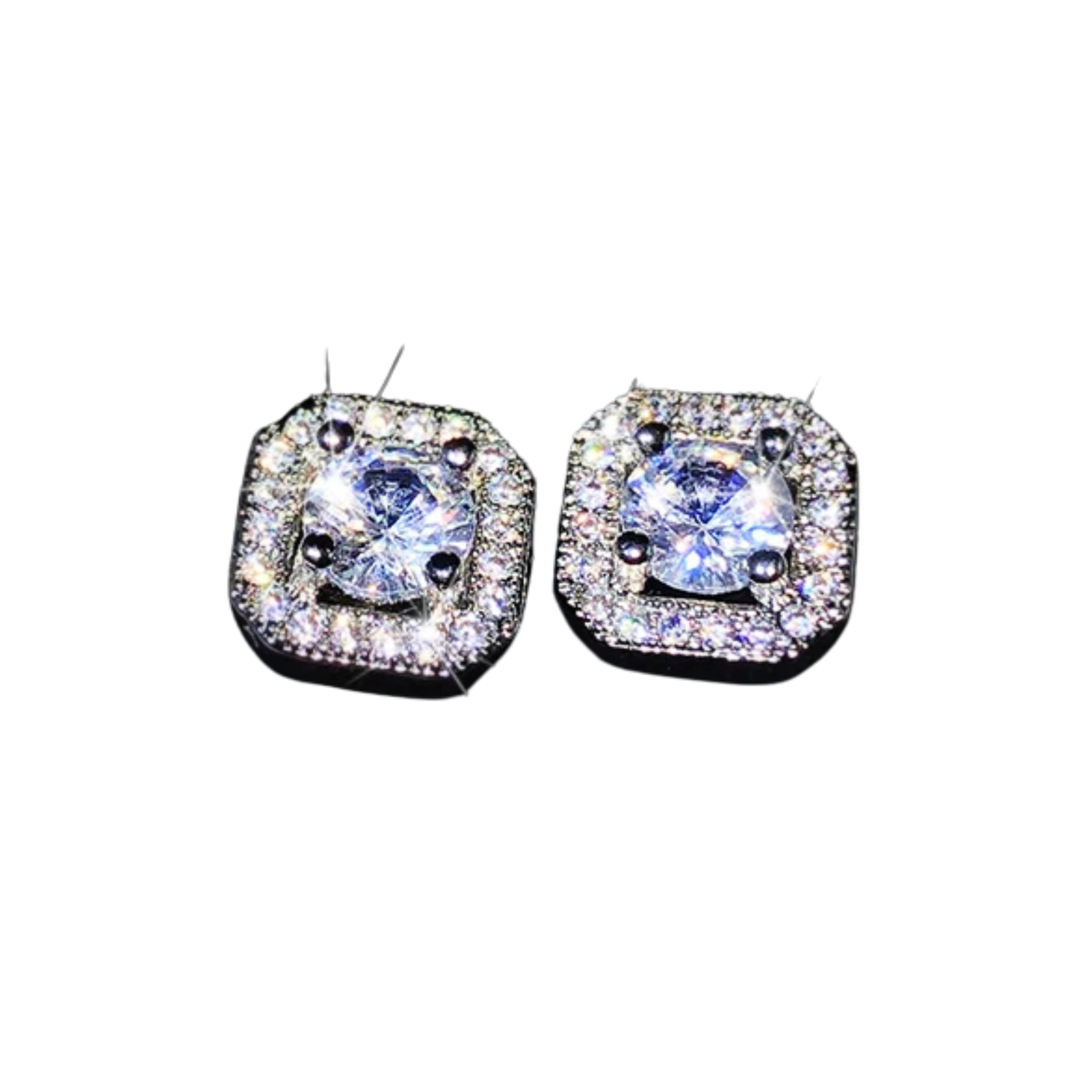 White Zircon Earrings